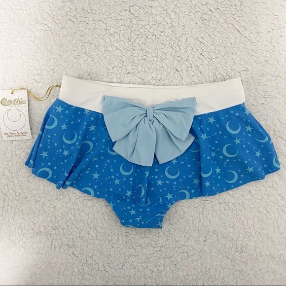 Sailor Moon Sailor Mercury Cosplay Swim Bottoms Size Medium - Picture 5 of 10